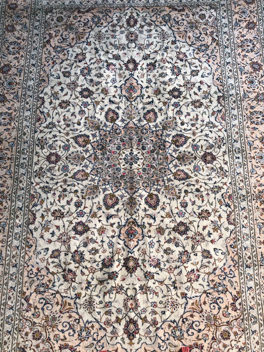 ペルシャ絨毯 イラン 最高級 カシャーン産 手織り 207×307cm kashan
