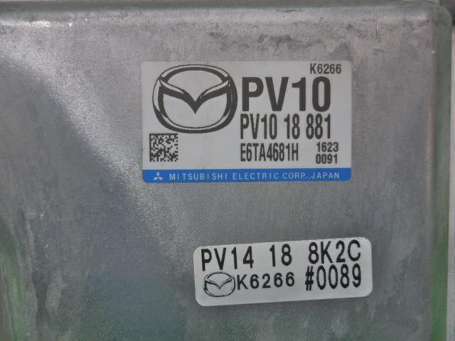 MAZDA2 5BA-DJLFS engine computer -PV10 18 881,E6TA4681H PYFA-18-881