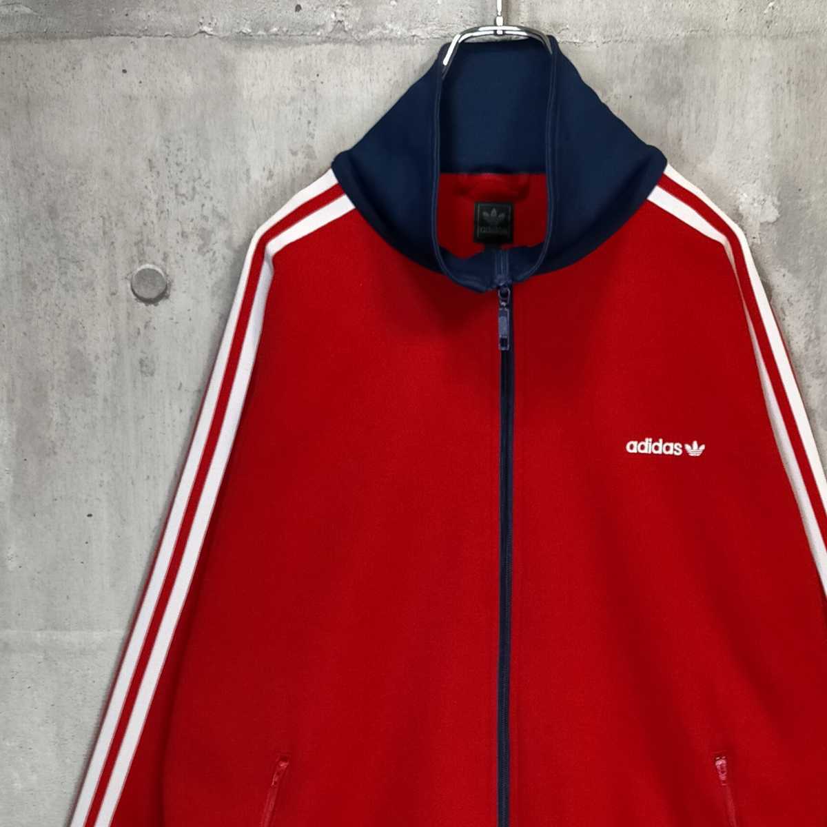 ヤフオク! - ゆったりサイズ 2XL adidas アディダス 赤 紺