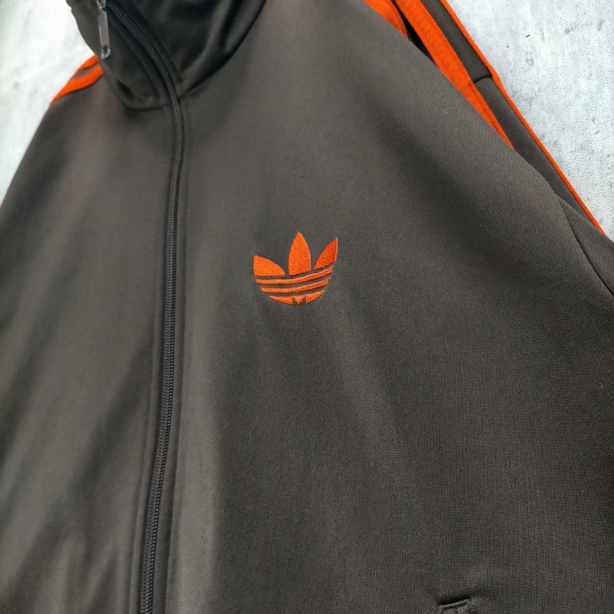 激レア 3XL ブラウン オレンジ adidas アディダス 茶 橙 Brown Orange