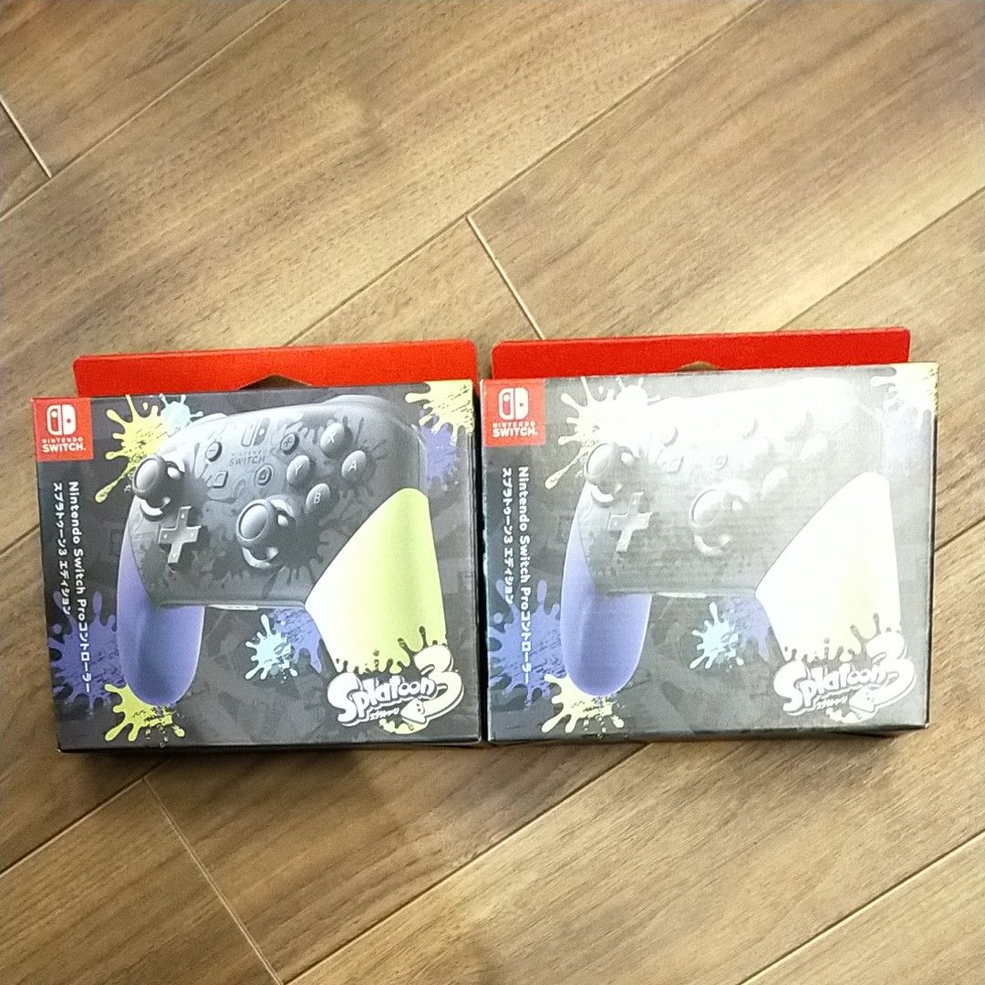 【値下げ不可:新品2個セット】スプラトゥーン3  Proコントローラー　 Nintendo Switch