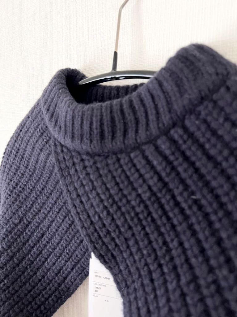 HYKE LIB sleeve knit khaki