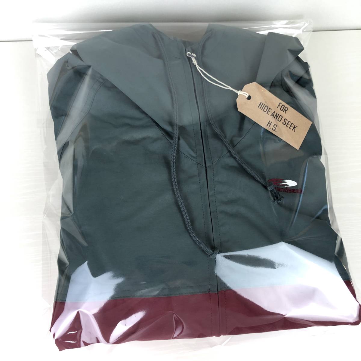 新品 HIDE AND SEEK Nylon Zip Jacket ナイロンジャケット L ハイド