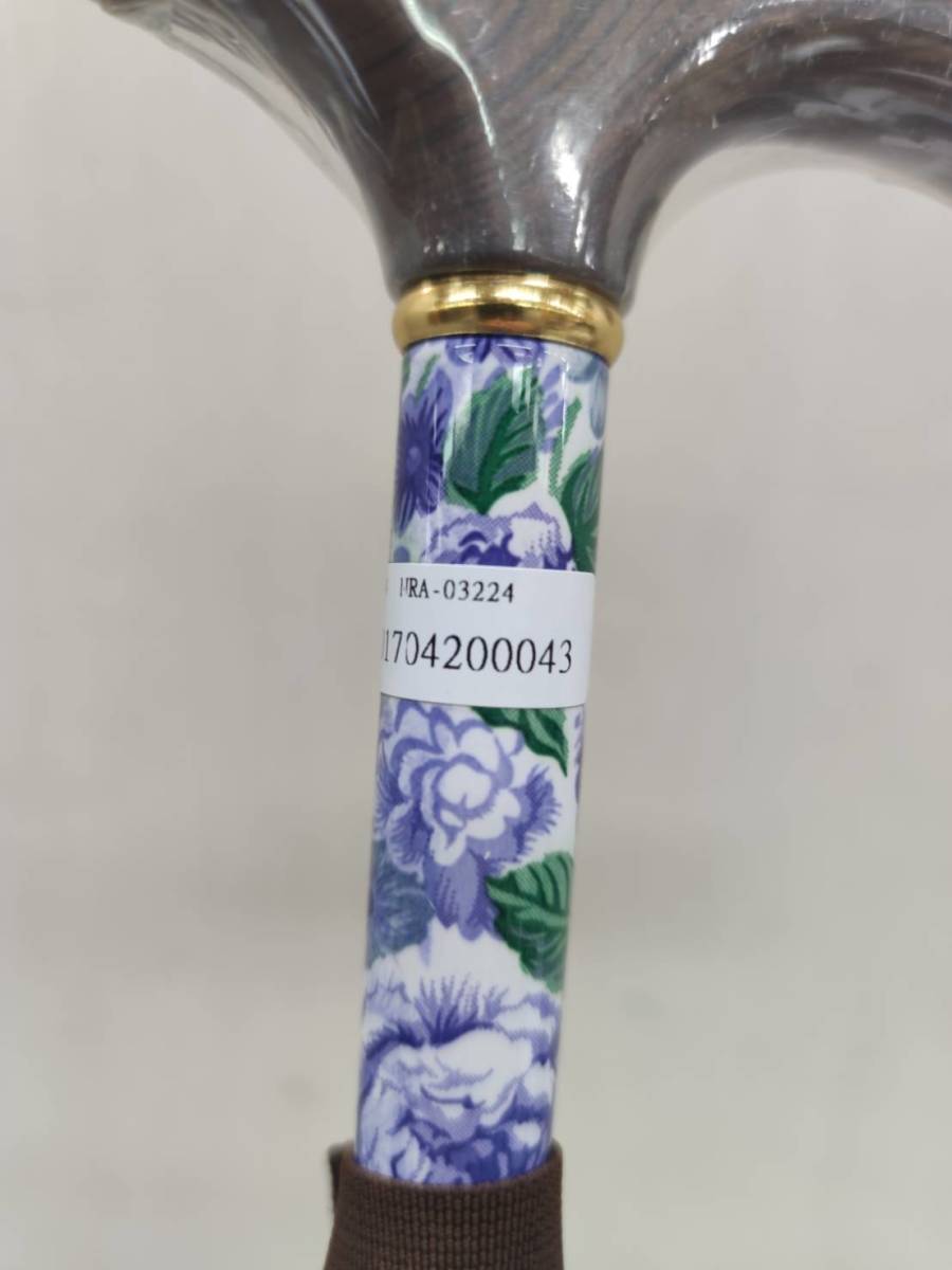  free shipping g15885 flower stick flexible -step adjustment cane assistance walking assistance flexible cane unused 
