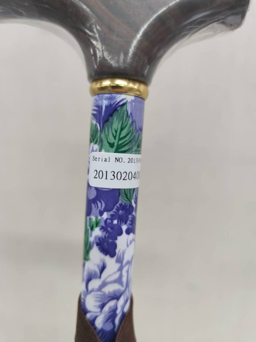  бесплатная доставка g15885 цветок палка эластичный -ступенчатый регулировка трость помощь приспособление для ходьбы эластичный трость не использовался 
