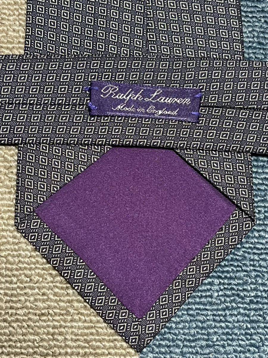  almost unused "Ralph Lauren Purple Label" Ralph Lauren purple lable square brand necktie 302157