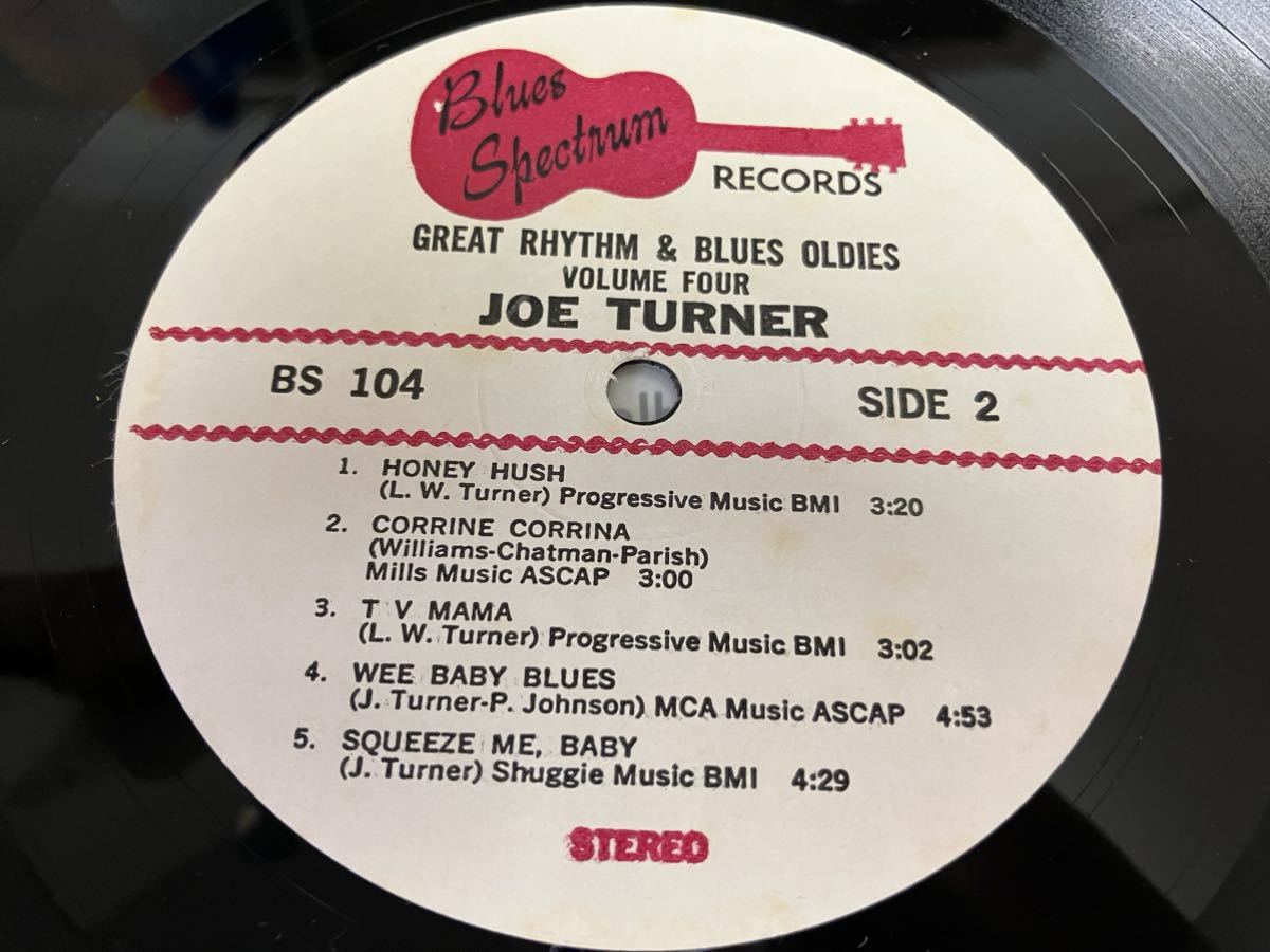 Joe Turner★中古LP/US盤「ジョー・ターナー～Great R&B Oldies Vol.4」_画像4