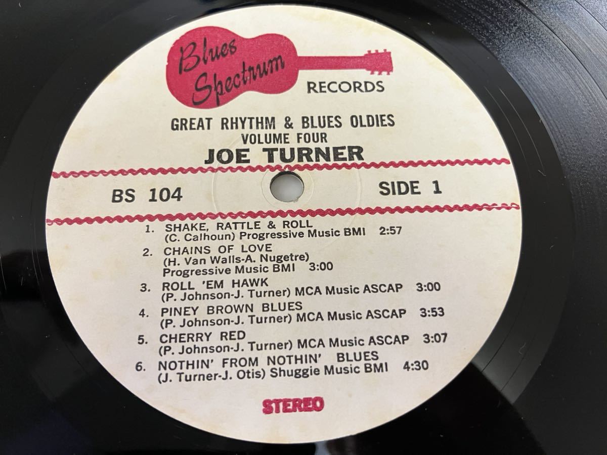 Joe Turner★中古LP/US盤「ジョー・ターナー～Great R&B Oldies Vol.4」_画像3