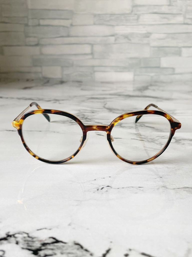 WARBY PARKER WHITAKER3293 ボストン型 ワービーパーカー ブラウンブチ 眼鏡 良品