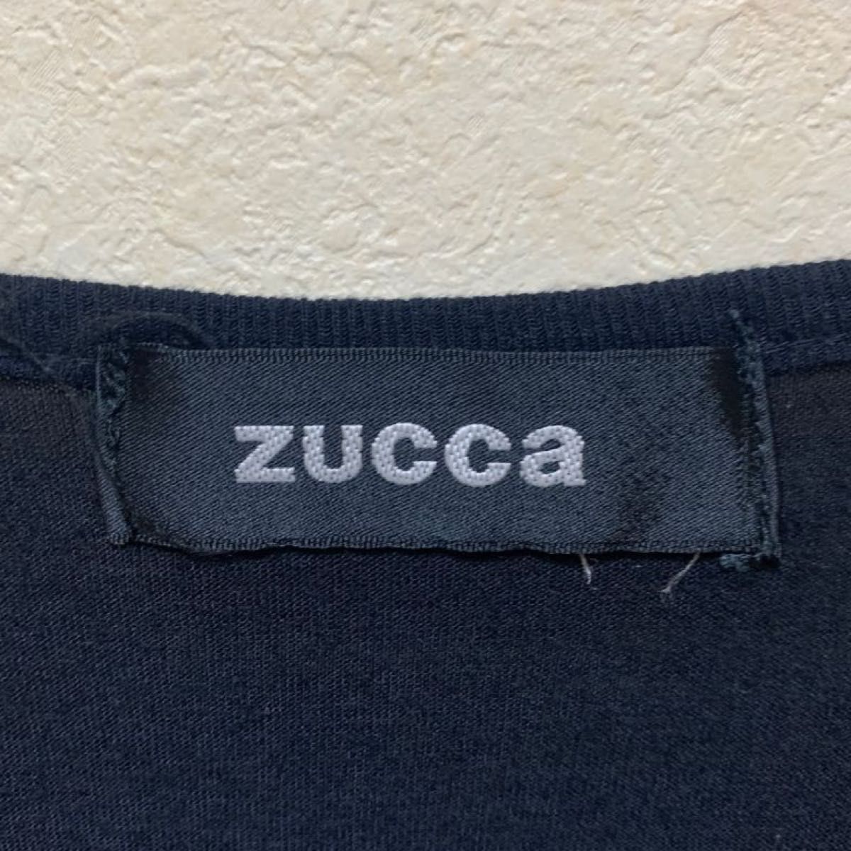 ズッカ zucca カットソー ノースリーブ チュニック ワンピース レディースS