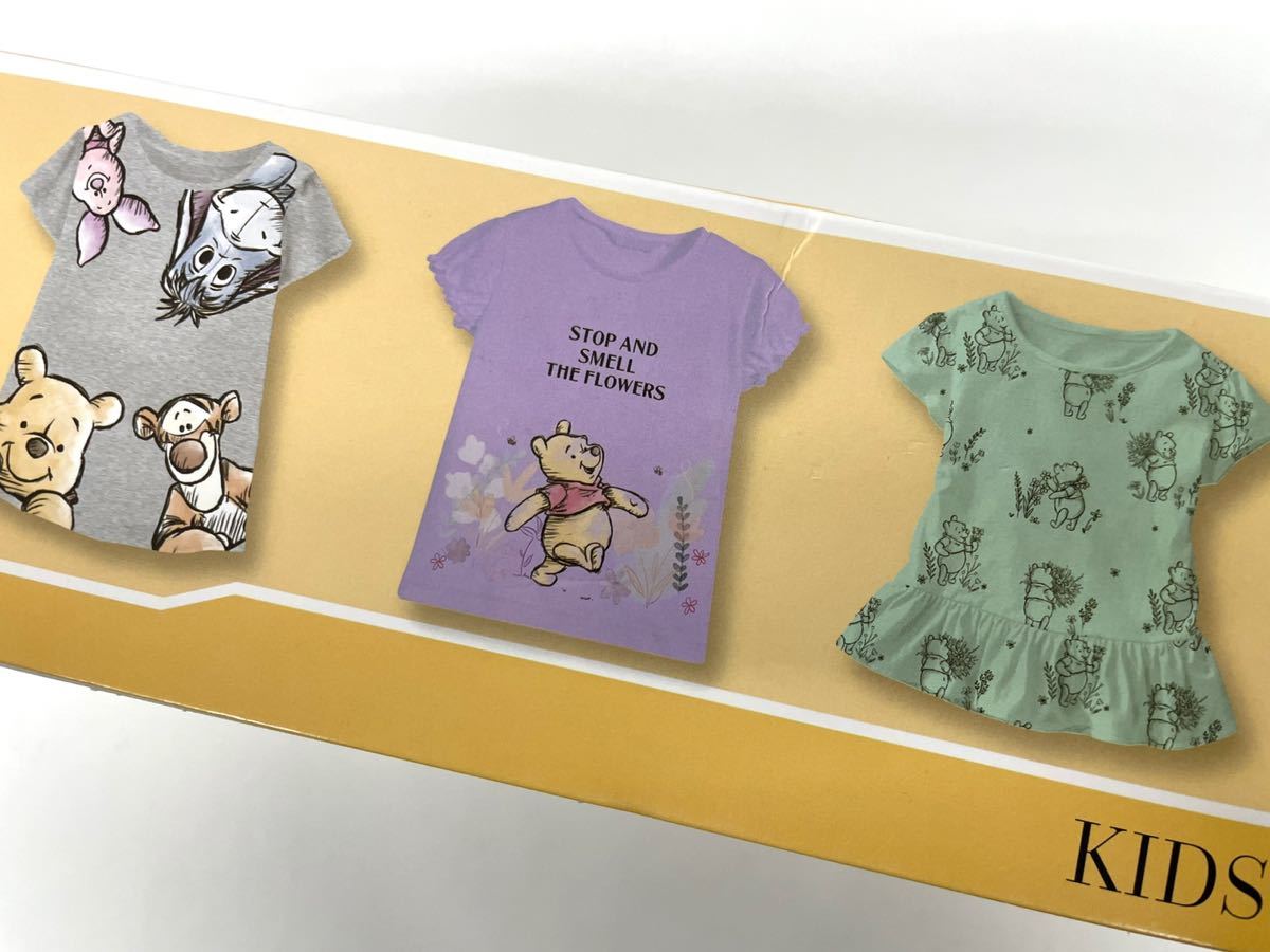 新品■ディズニー プーさん 半袖Tシャツ 3枚セット 4T / 4歳 可愛い Tシャツ イラストの画像5