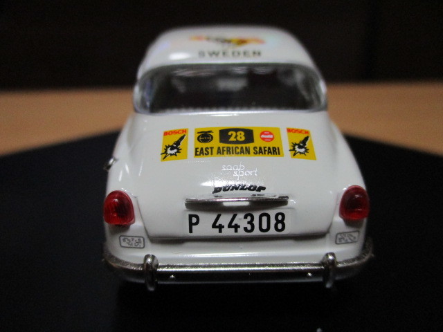  Trofeu 1/43 [ Saab 96 ] #28 white Eric * "Carlson" 1964y no. 2 times Africa n Safari * postage 400 jpy ( letter pack post service shipping )