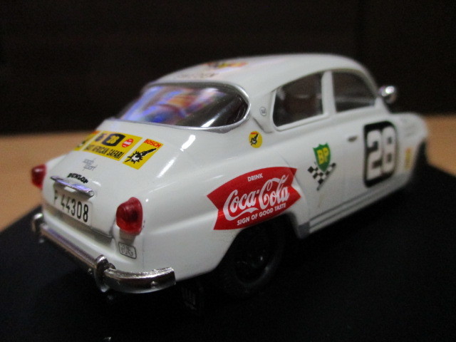 Trofeu 1/43 [ Saab 96 ] #28 white Eric * "Carlson" 1964y no. 2 times Africa n Safari * postage 400 jpy ( letter pack post service shipping )