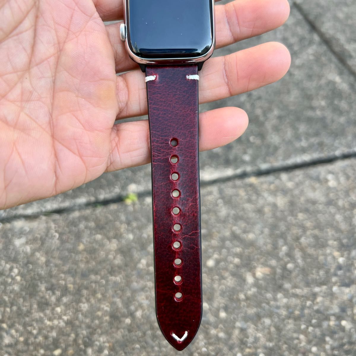 Apple Watch 用レザーバンド　アップルウォッチレザー本革ベルトビジネス  Apple Watch Series 3