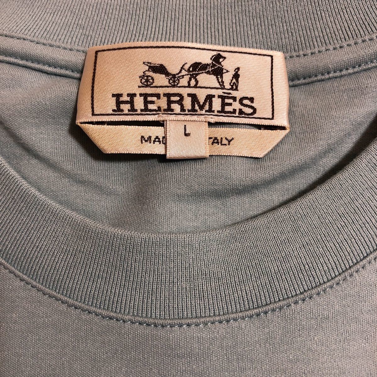 国内正規品 未使用 エルメス HERMES 3D メガ シャリオ 半袖Tシャツ Ｌ サイズ_画像6