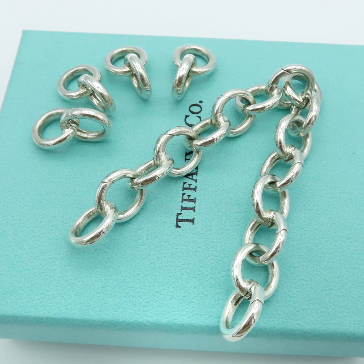 極希少 美品 Tiffany&Co ティファニー スクラプ ドーナツ リンク 極希少 美品 Tiffany&Co ティファニー スクラプ ドーナツ リンク