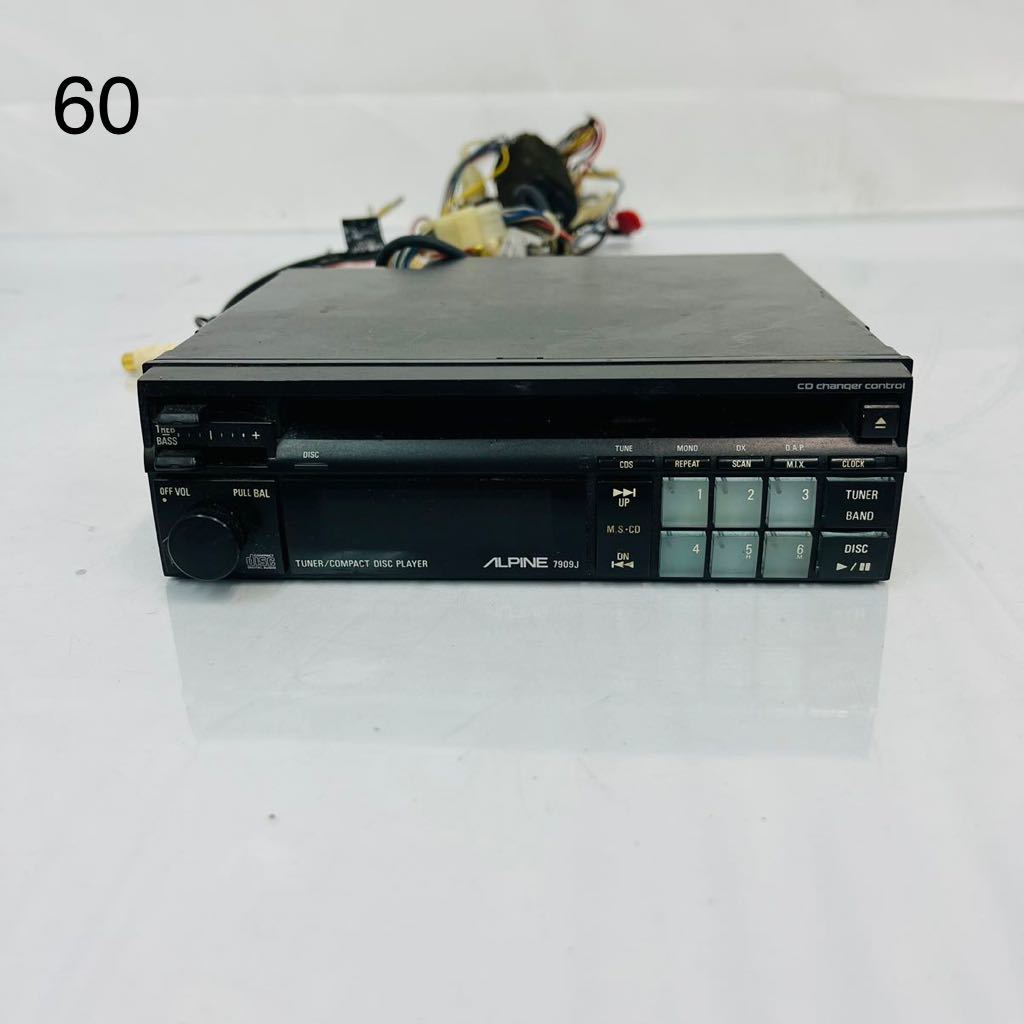 1SD152 ALPINE アルパイン juba 7909J アンプレス CDデッキ ヘッドユニット 中古 現状品 動作未確認