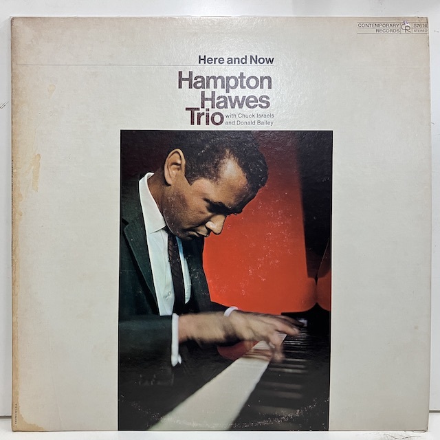 ●即決LP Hampton Hawes / Here and Now j35899 米オリジナル、黒金ツヤDg Stereo D2D2 ハンプトン・ホーズ_画像1