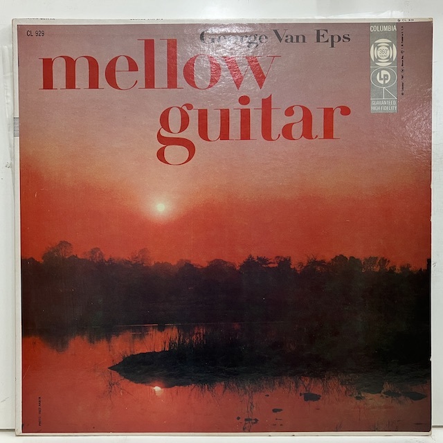 ●即決LP George Van Eps / Mellow Guitar j35906 米オリジナル、6eye Dg Mono ジョージ・ヴァン・エプス_画像1