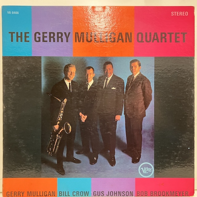 ●即決LP Gerry Mulligan / the Gerry Mulligan Quartet v6-8466 j35915 米オリジナル、Dg Mgm Stereo ジェリー・マリガン