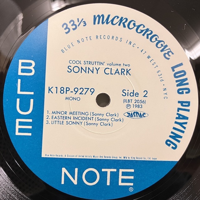 ●即決LP Sonny Clark / Cool Struttin' Volume2 j35974 日オリジナル、Mono 帯ライナー完品 ソニー・クラーク58年録音、83年発表盤。 _画像2