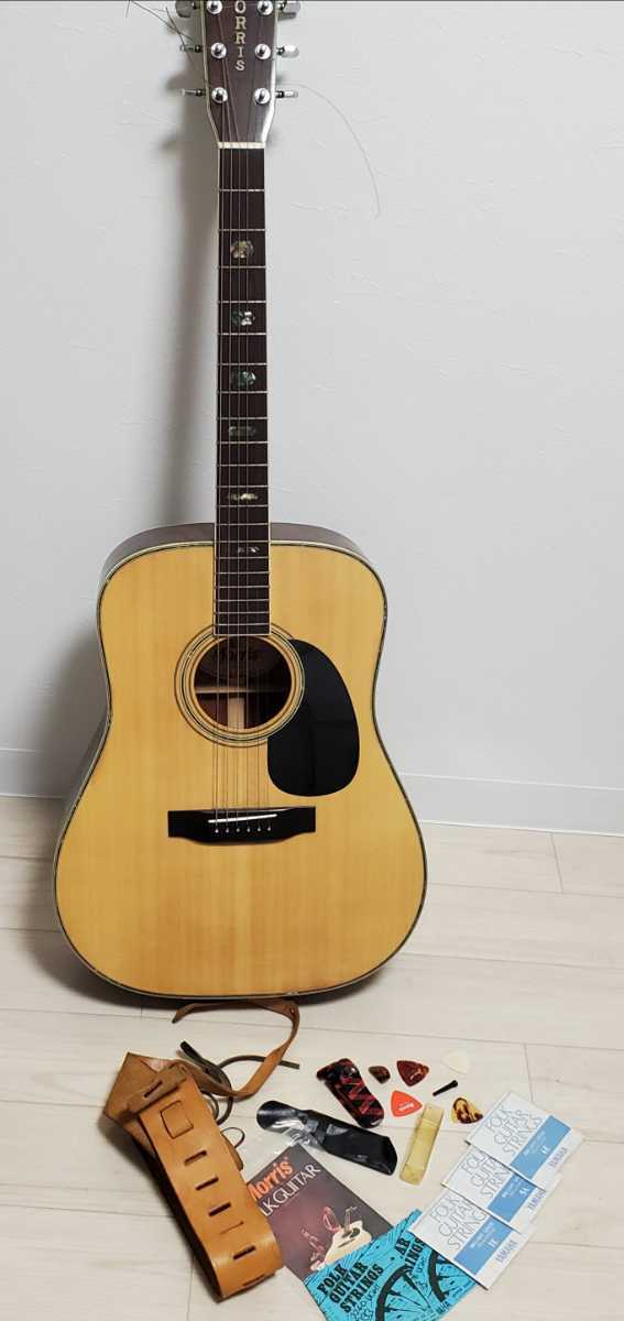 スタイリッシュシンプル Morris モーリス アコースティックギター W-40