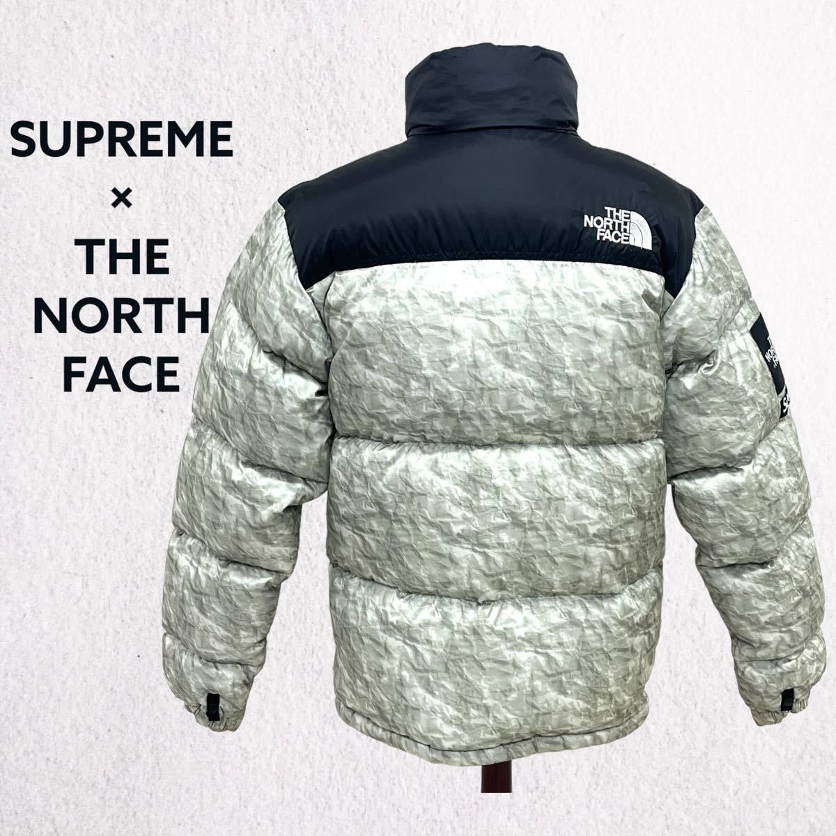 Supreme 19AW The North Face Paper Print Nuptse Jacket シュプリーム ノースフェイス  ペーパープリント 紙ヌプシ ダウンジャケット