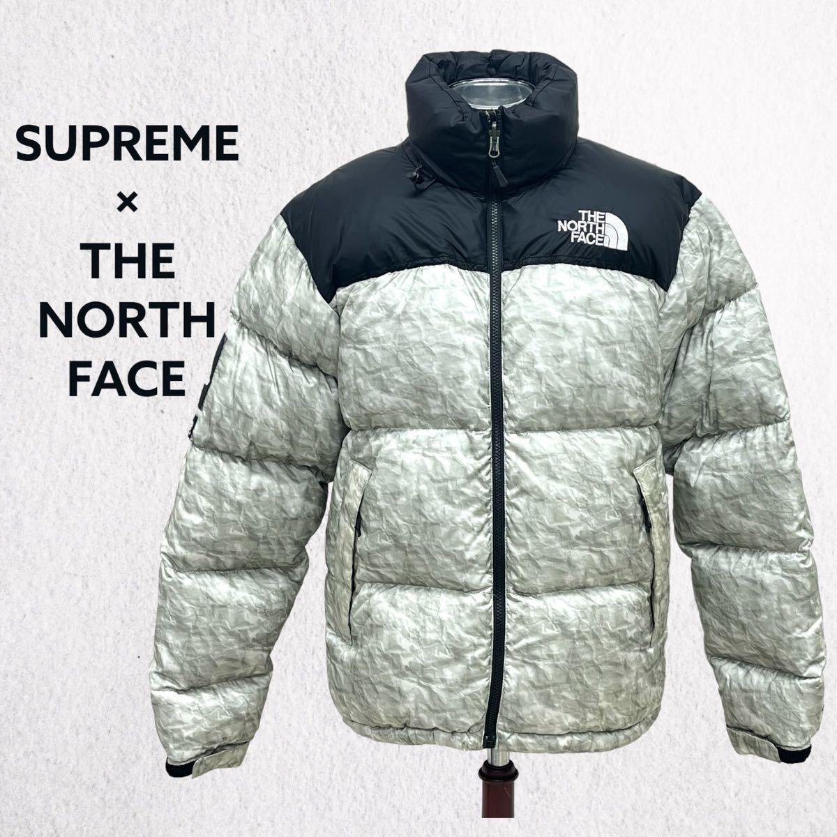 Supreme 19AW The North Face Paper Print Nuptse Jacket シュプリーム ノースフェイス  ペーパープリント 紙ヌプシ ダウンジャケット