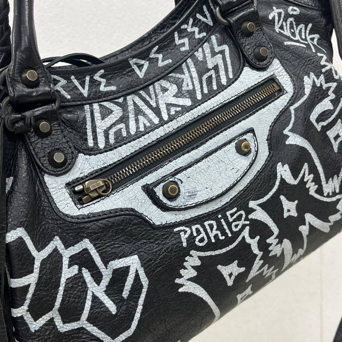 BALENCIAGA バレンシアガ グラフィティ クラシック シティ ミディアム
