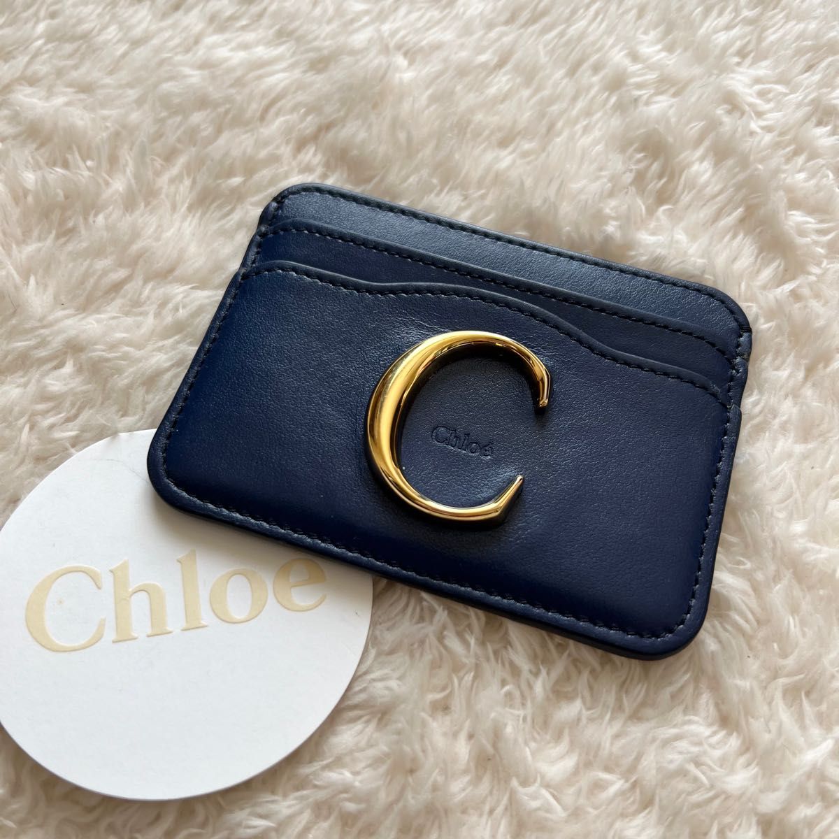 極上美品 Chloe クロエ 定期入れ パスケース カードケース 財布