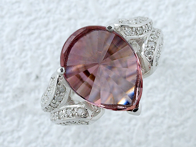 60%OFF】 音羽屋□ ピンクトルマリン/3.08ct 仕上済 ソーティング付き