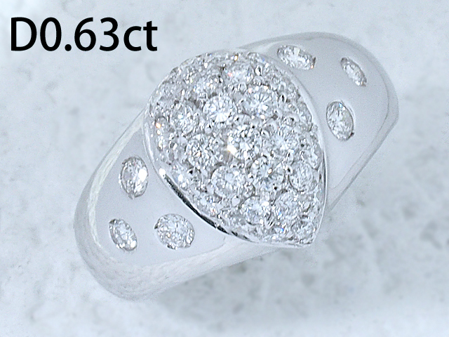 音羽屋□ スタージュエリー STAR JEWELRY ダイヤモンド/0.63ct K18WG