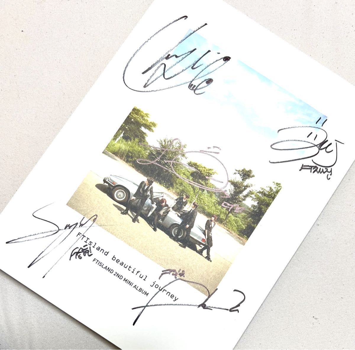 FTIsland 直筆サイン入り2nd Mini Album「Beautiful Journey」
