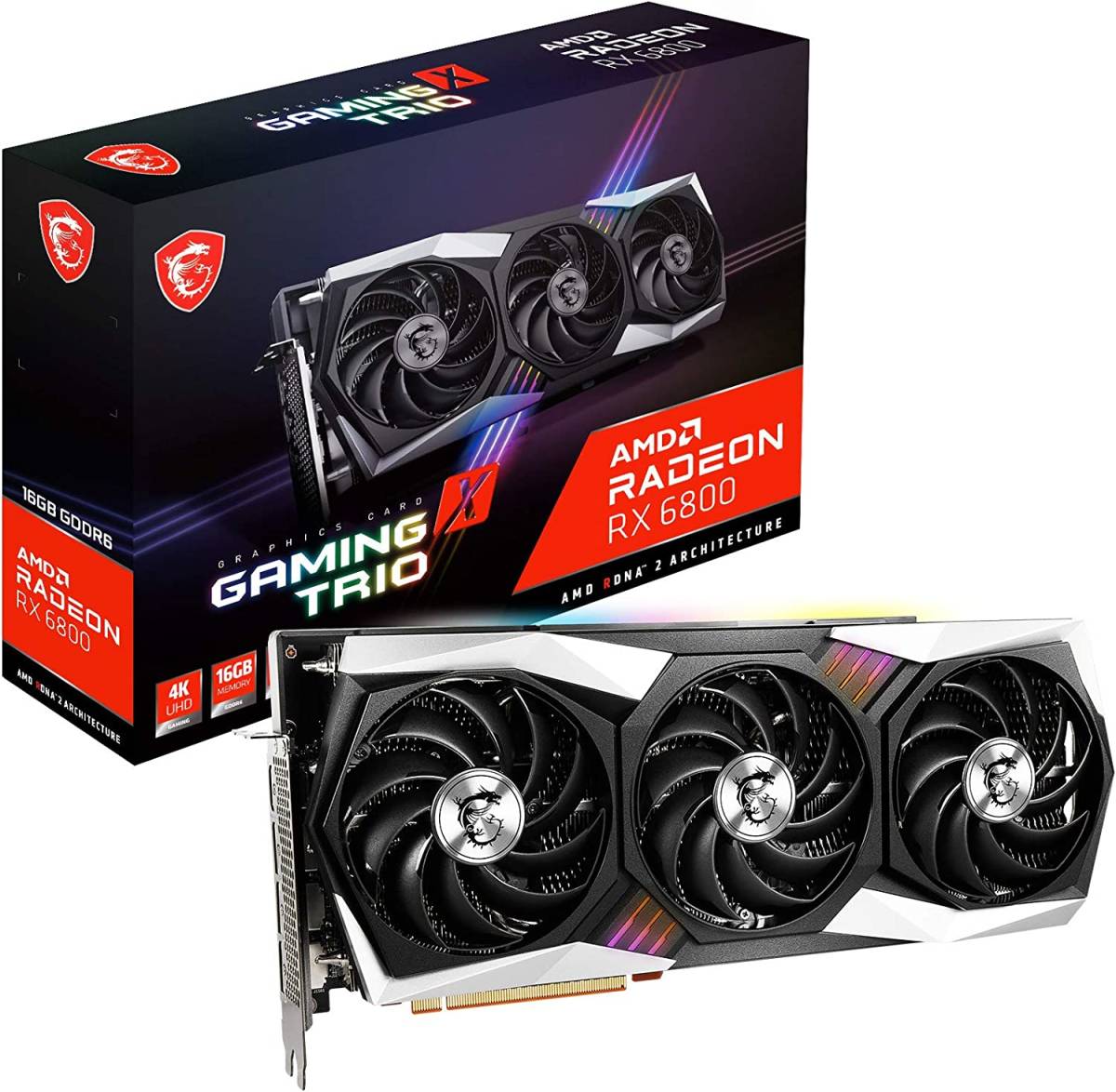 MSI Radeon RX 6800 GAMING X TRIO 16G_画像1