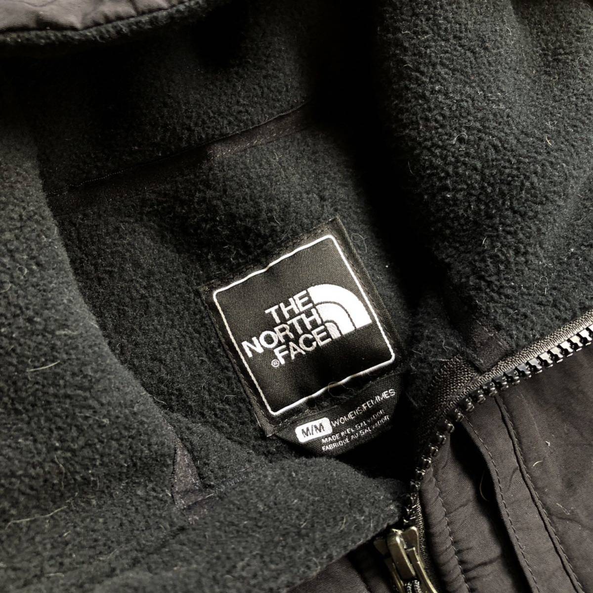 USA古着 ノースフェイス The North Face デナリハーフジップ フリース レディース Mサイズ ジャケット フーディー プルオーバー J2498_画像4