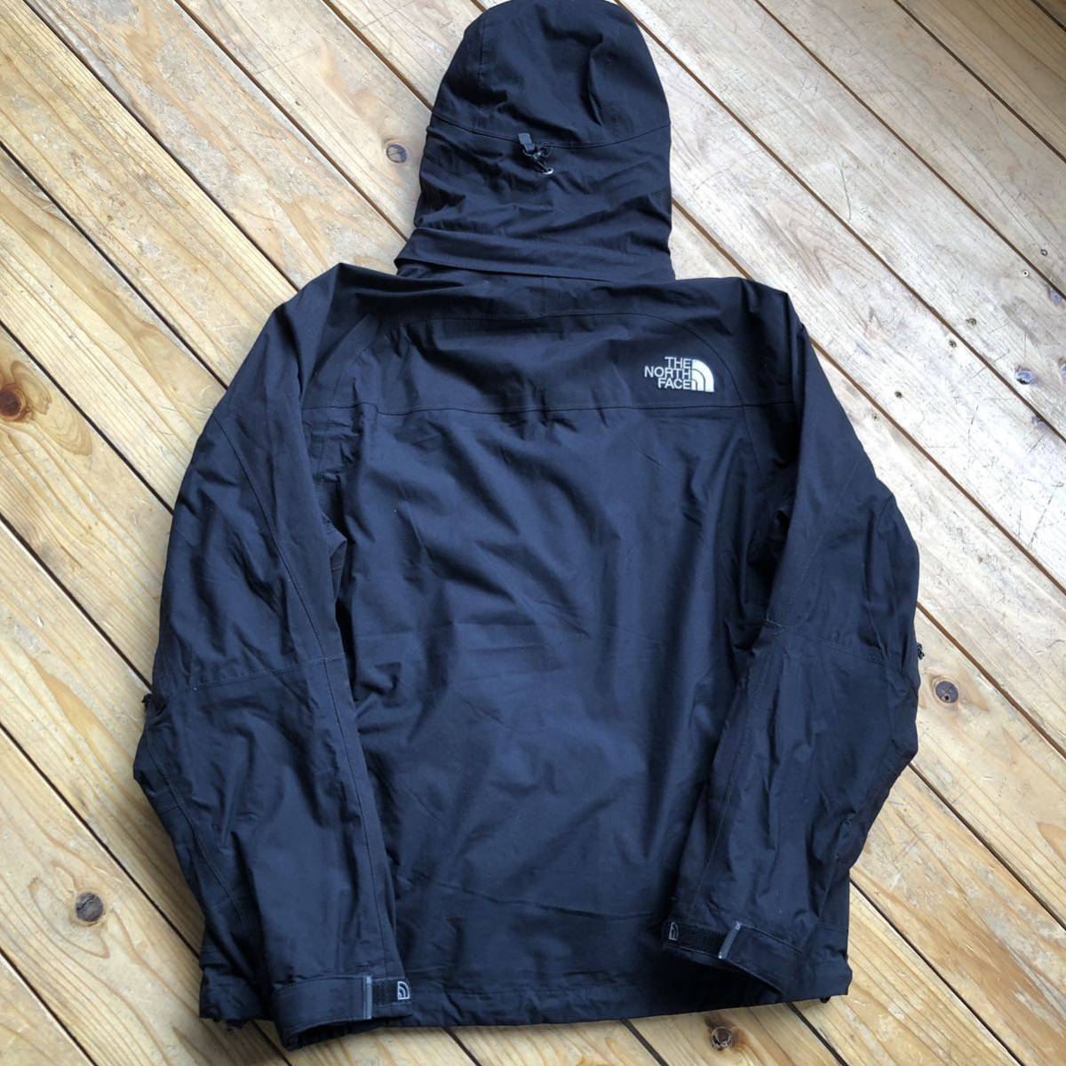 USA古着 THE NORTH FACE ノースフェイス マウンテンパーカー レディース Sサイズ フード取り外し可能 HYVENT 撥水性 登山 アウトドア J2503