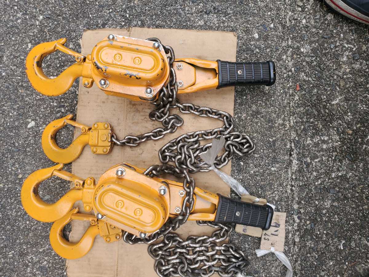 KITO キトーレバーブロック 1,6t 分解整備済み 2台セット
