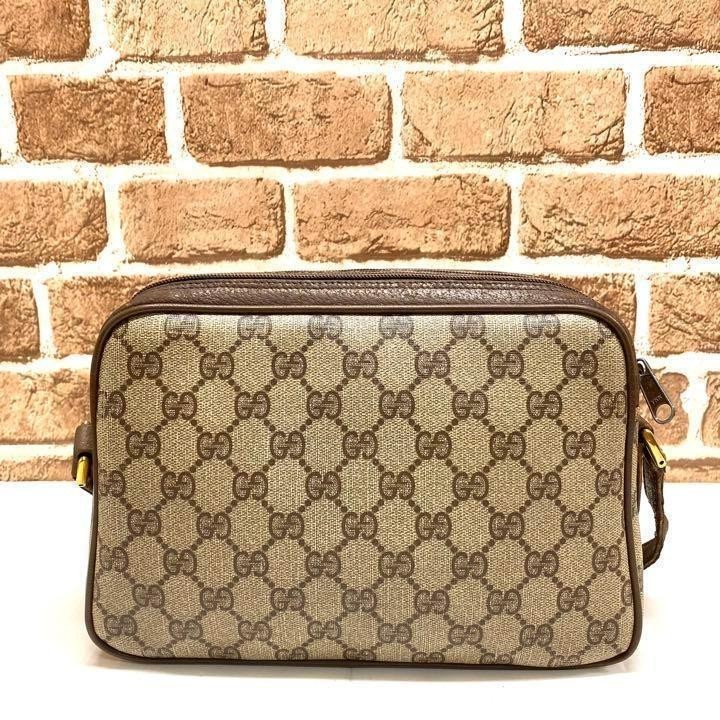 OLD GUCCI シェリーライン PVC ショルダーバッグ 5147-