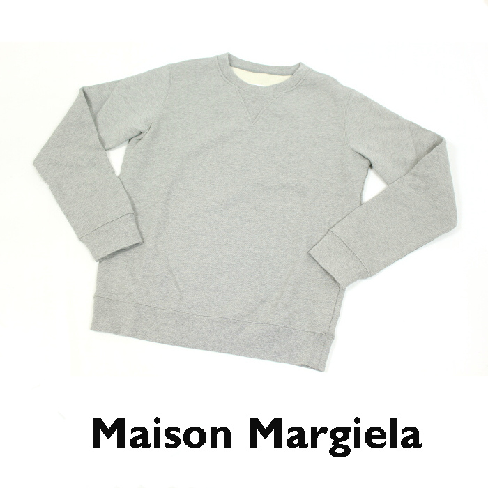 メゾン マルジェラ 10　定番スウェットシャツ　グレー杢　メンズ　サイズ44　Maison Margiela