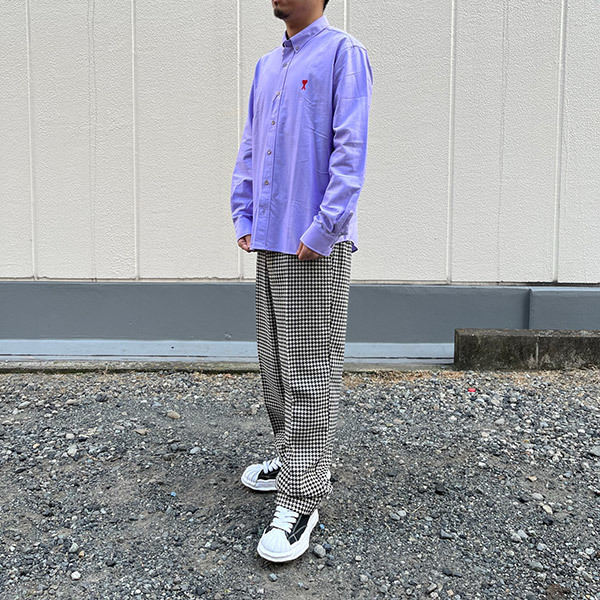 正規 NAVAL CLOTHING FACTORY◇40s/BDシャツ/片ポケ/長袖シャツ/ウール