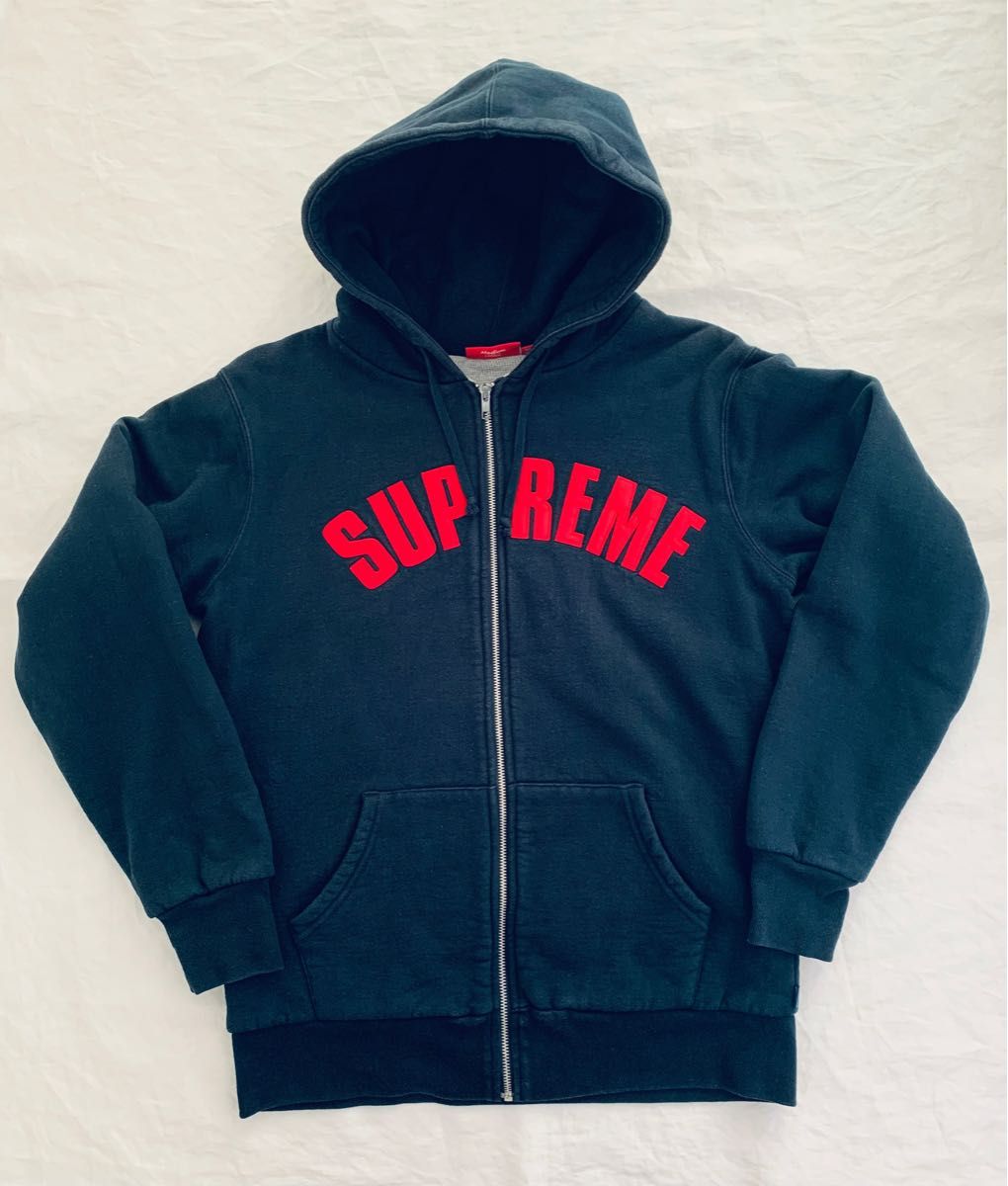 【送料無料】SUPREME　シュプリーム　アーチロゴ　パーカ　Arc Logo Thermal Zip Hoodie　サイズM