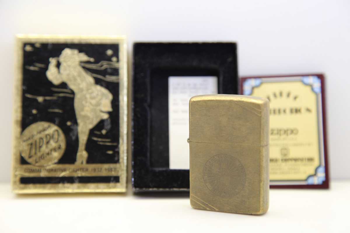 未使用 zippo ジッポー創業50周年記念モデル コメモラティブ