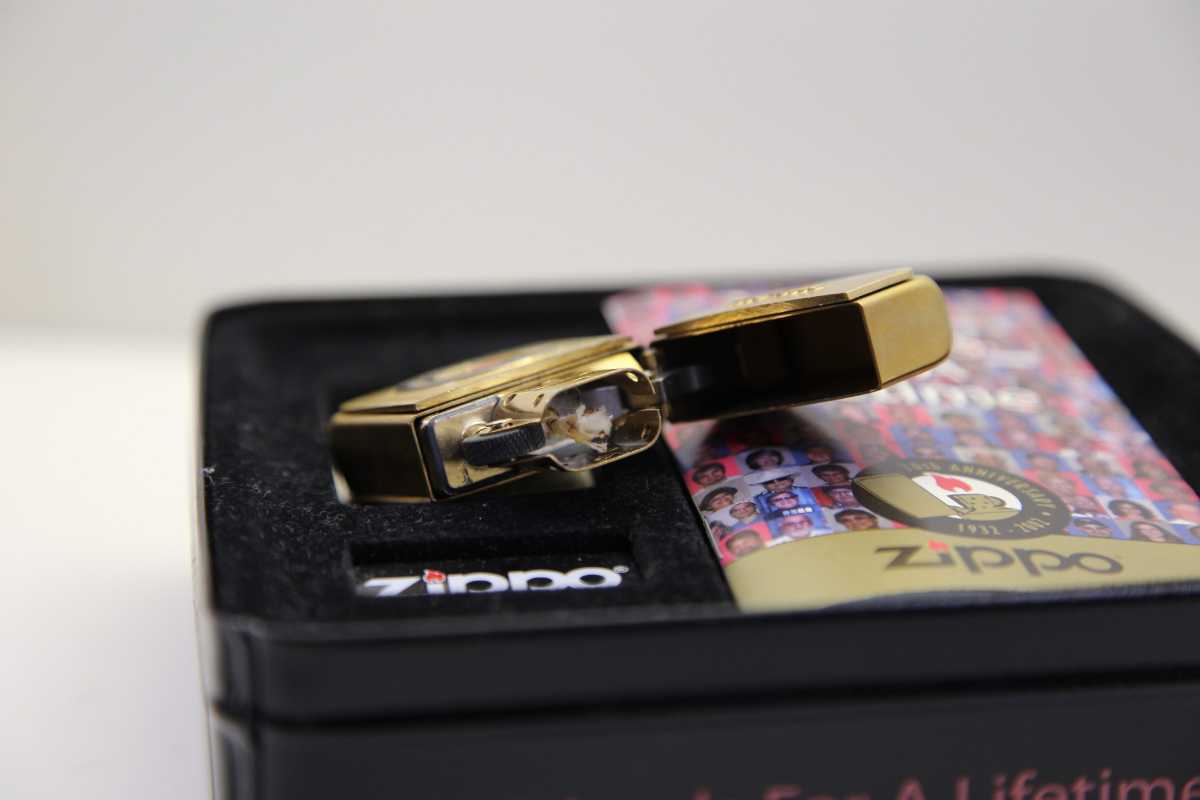 未使用 zippo ジッポー 70周年記念 1932-2002 70th Anniversary