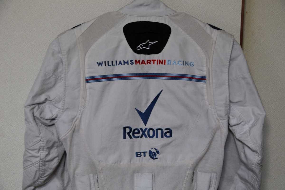 支給品 マルティーニ ウィリアムズ F1チーム 2018 NOMEX 支給品 マルティーニ ウィリアムズ F1チーム 2018 NOMEX