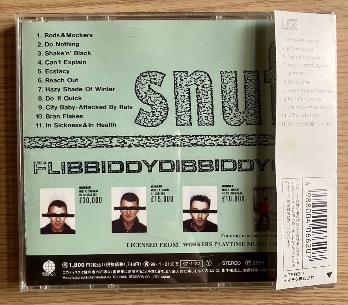 SNUFF / FLIBBIDDYDIBBIDDYDOB スナッフ ロッズ&モッカーズ who specials snuffy smile_画像2