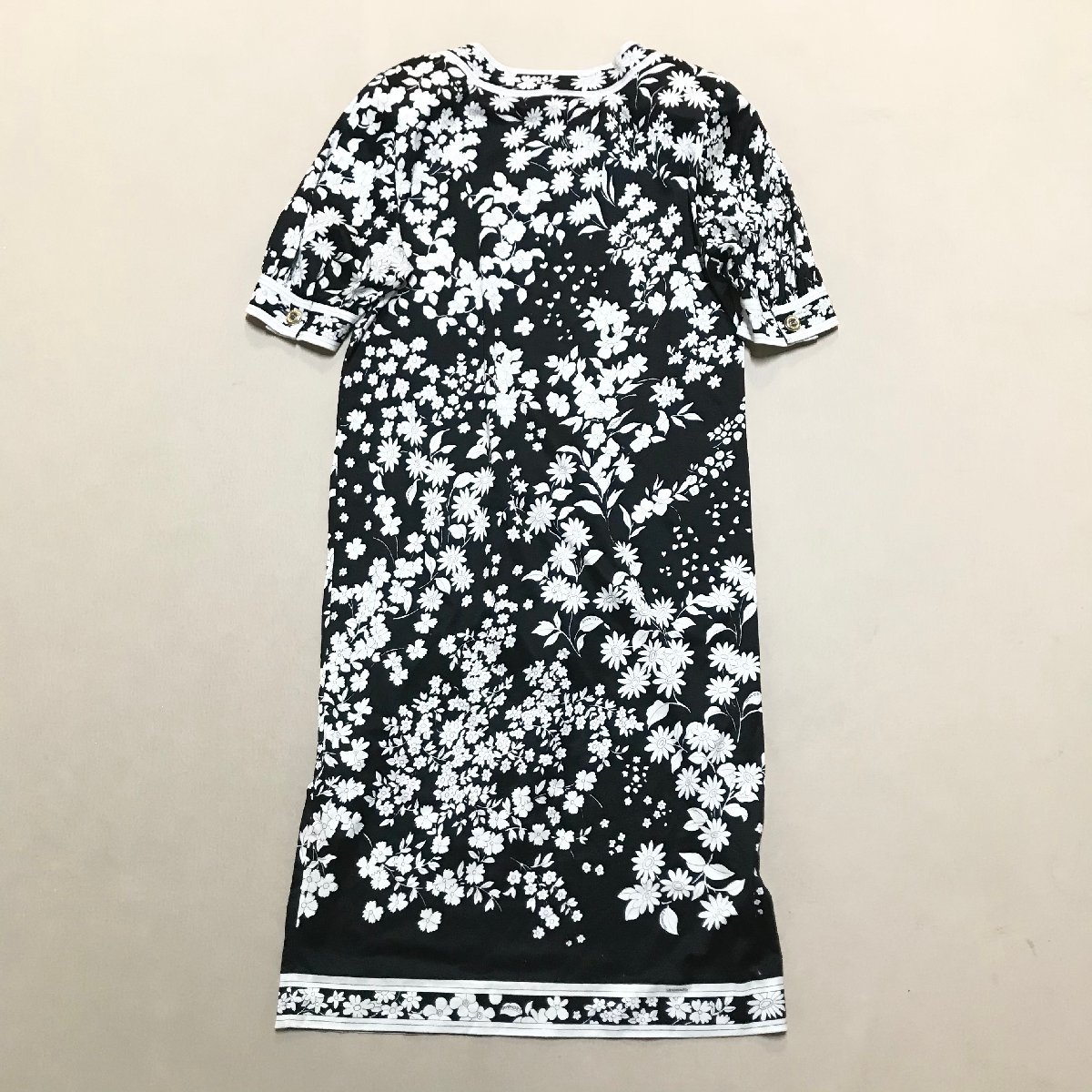 ヤフオク! - LEONARD FASHION レオナール ワンピース 5分袖