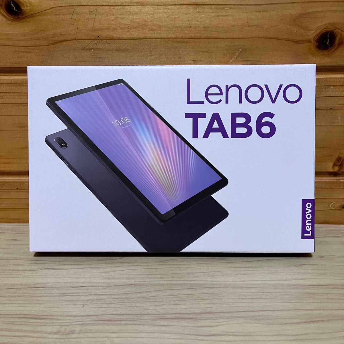 Lenovo Tab6 アビスブルー SIMフリー ガラス&ケース セット タブレット