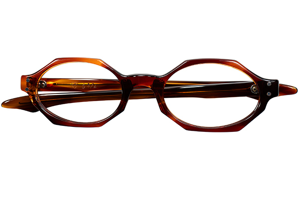 激渋DESIGNの鬼RARE未復刻モデル 1960sデッドUSA製 オリジナル TART OPTICAL タートオプティカル タート OCTAGON OVAL AMBER size48/20_画像1