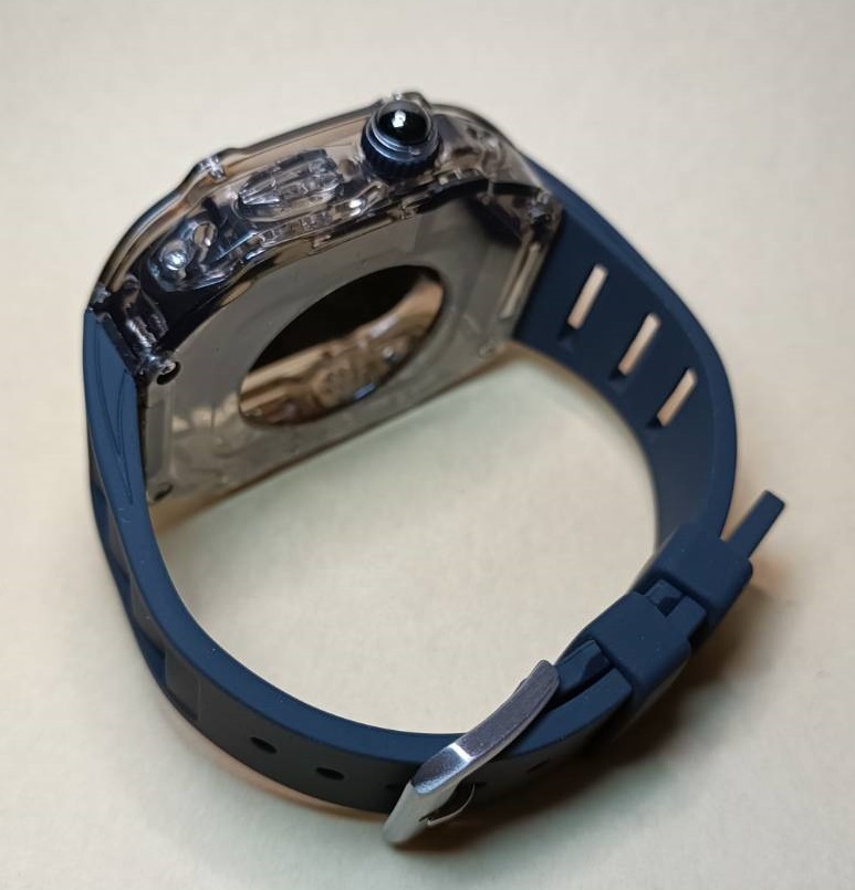49mm クリア白 apple watch ultra ポリカーボネート ラバー ≪超目玉