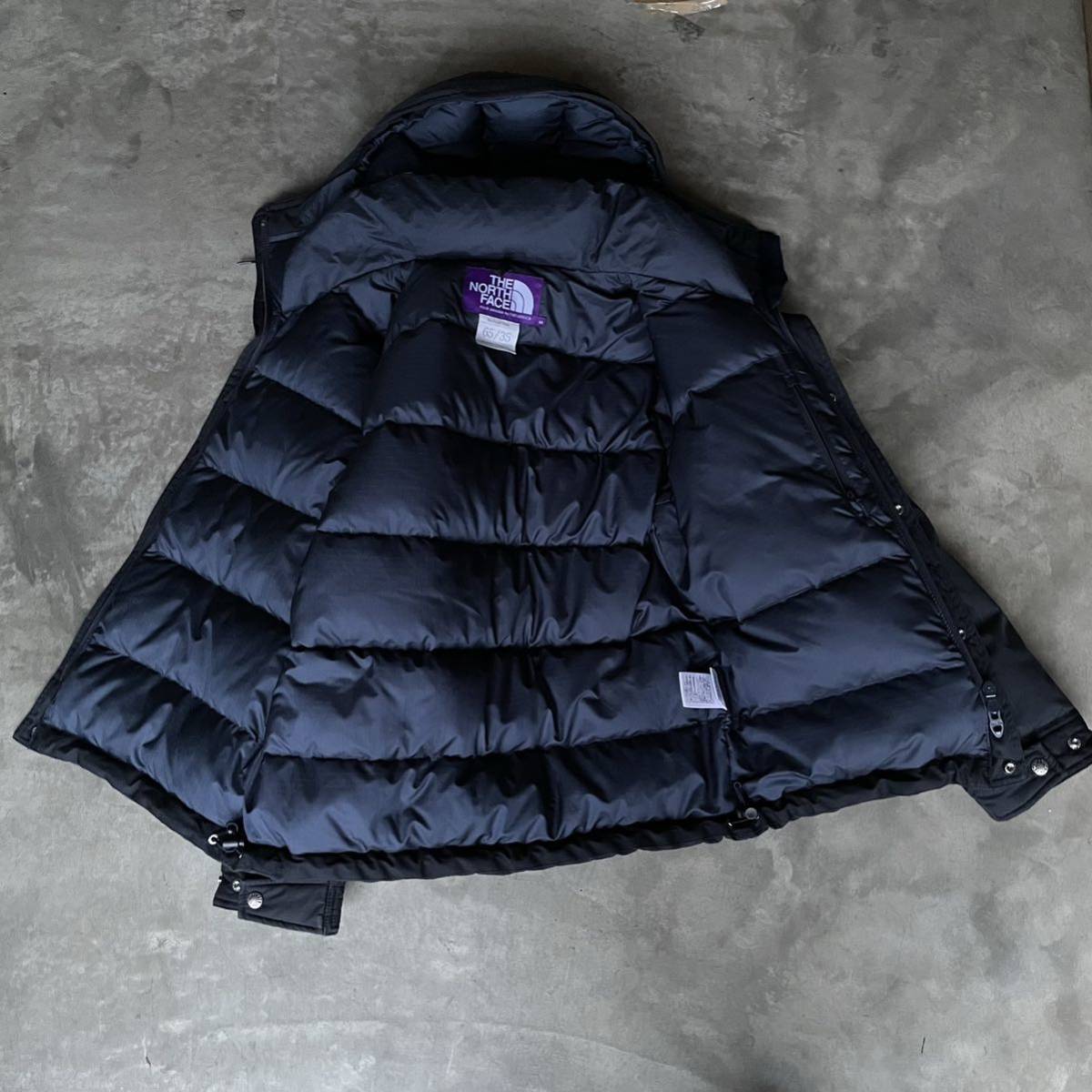 ザノースフェイスパープルレーベル／ダウンジャケット／レディースＳサイズ／THE NORTH FACE PURPLE LABEL／ブラック／ND2871N／美品_画像2